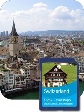topo Zentral Schweiz